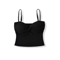 Careful bra pad with twisted inner camisole - Thumbnail 1