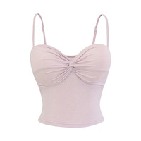 Careful bra pad with twisted inner camisole - Thumbnail 2