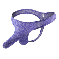 5PK multi-color Men's sexy lingerie youth underwear elephant tube physiological thong t-string L452 - Thumbnail 2