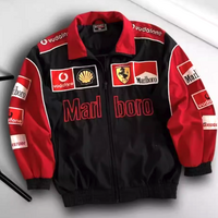 VINTAGE FERRARI MARLBORO WINDBREAKER JACKET - Thumbnail 2