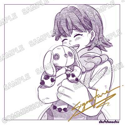 Chiwa - Sketched - Gachiakuta (8x8) Signed Print