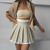 Elegant Temperament High Waisted Skirt - Thumbnail 2