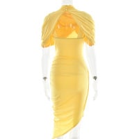 Fashion hot selling sexy slim pleated backless dress - Thumbnail 2