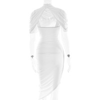 Fashion hot selling sexy slim pleated backless dress - Thumbnail 6