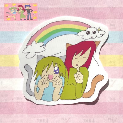 nyan neko sugar girls sticker