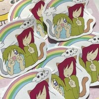 nyan neko sugar girls sticker - Thumbnail 1