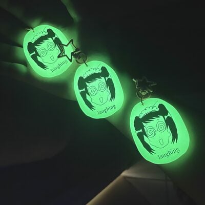 Glow-in-the-dark keychain