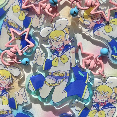 rin acrylic keychain