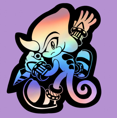 [StH] Invisible Ninja Holo Sticker