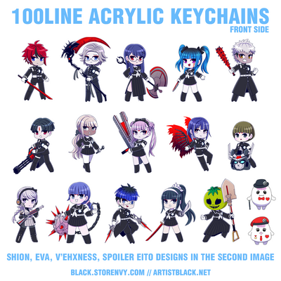 Hundred Line Keychains