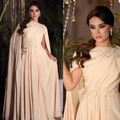 Customized exquisite asymmetrical one-shoulder a-line sweep/brush prom dresses sequin charmeuse formal occasion gown 