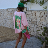 VINTAGE JAMAICA LEMON SHRIMP PINK TEE - Thumbnail 5
