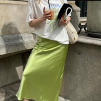 PASTEL GREEN SUNRISE PRINT TEE - Thumbnail 2