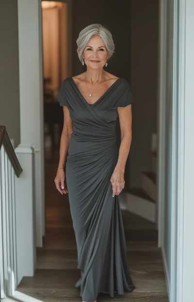 Sheath Elegant Mother of the Bride Dress Prom Dress