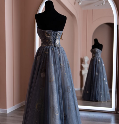 used azazie bridesmaid dress Starry Night Maxi Dress: Shine Bright in Bohemian Style