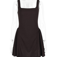 Sexy drawstring waist halter dress with suspenders and small dress with tutu skirt - Thumbnail 4