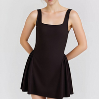 Sexy drawstring waist halter dress with suspenders and small dress with tutu skirt - Thumbnail 1