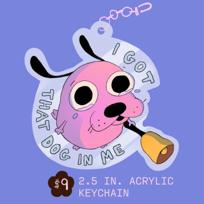 **PRE-ORDER** Courage Acrylic Keychain