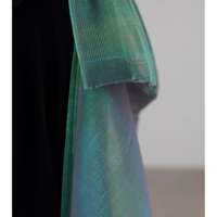 Black velvet evening gown, sweetheart backless dress, long sleeve luxury gown  - Thumbnail 3