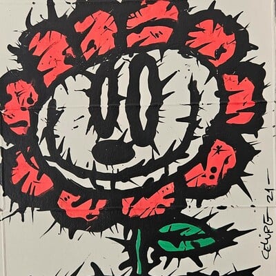 🌷drawing by celipe perroloco "innocent flower"  - Thumbnail 3