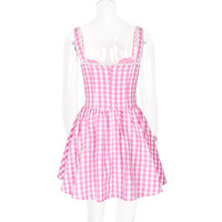 Wear a plaid waist halter dress - Thumbnail 6