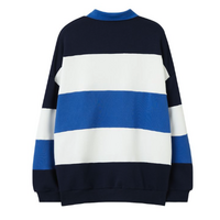 RETRO STRIPE RUGBY SWEATSHIRT - Thumbnail 2