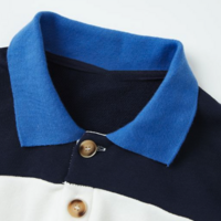 RETRO STRIPE RUGBY SWEATSHIRT - Thumbnail 4