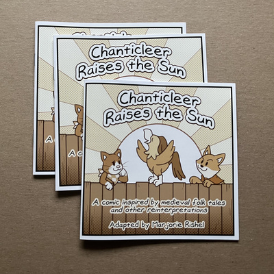 Chanticleer raises the sun - comic