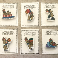 Lepus Rabbit Magnets - Thumbnail 1