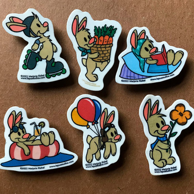 Lepus rabbit magnets