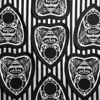 Beetle Ouija Planchette Steampunk Goth Sew-on Patches - Thumbnail 3