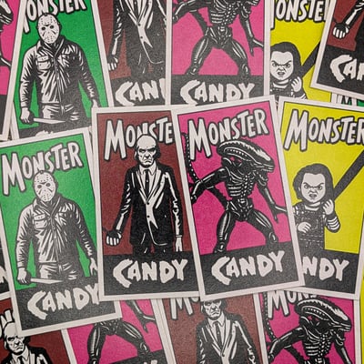 Series 2 - monster candy custom horror trading card set
