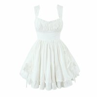 Ballet Girl White Swan Waist Princess Tutu Suspender Dress - Thumbnail 3