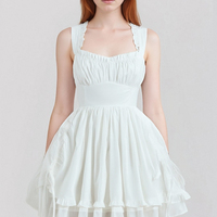 Ballet Girl White Swan Waist Princess Tutu Suspender Dress - Thumbnail 1
