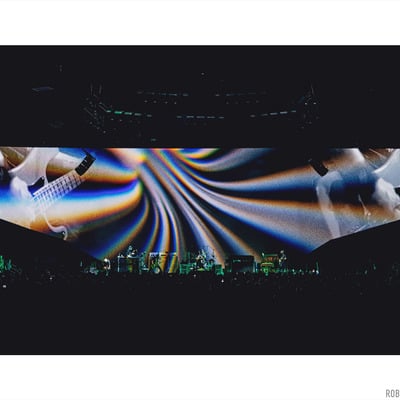 "running" vancouver 24.05.04 - pearl jam dark matter tour - large giclée print 24" x 16"