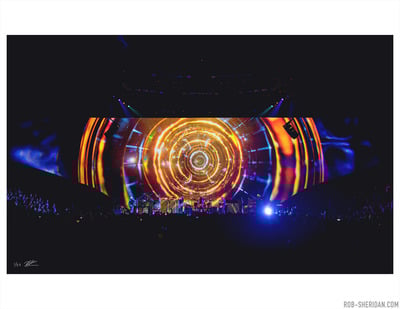 "Upper Hand" Vancouver 24.05.06 - Pearl Jam Dark Matter Tour - large giclée print 21" x 14"