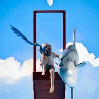  ArTToy by SankToys  "Lost in Life: Life is elsewhere Blue" - Thumbnail 2