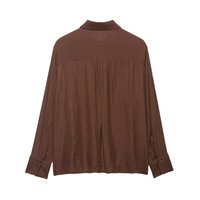 Fashionable floral textured shirt top - Thumbnail 1