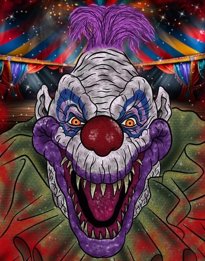 Klownzilla Print
