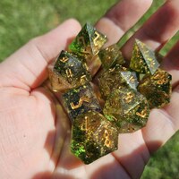 Witch Fire Hard-Edged Dice Set - Thumbnail 2