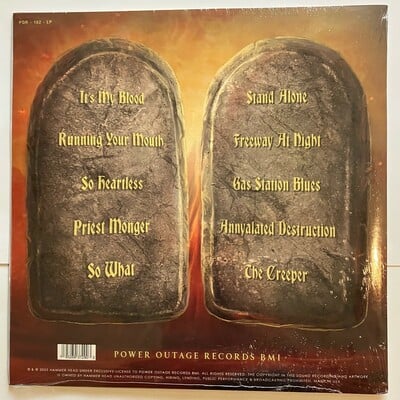 Hammer head - the crypt (brand new 2025 black vinyl lp from `80s tacoma metal band)