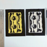 Cassette Tapes Punk Sew-on Patches - Thumbnail 1