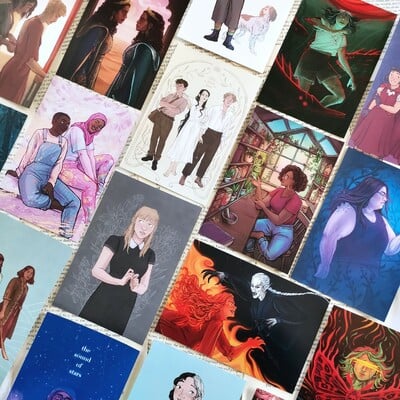 Ya fantasy bookish mini prints