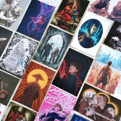 ADULT SFF bookish mini prints