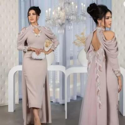 Customized prom dresses elegant halter mermaid evening stole lace embroidery s formal occasion gown - Thumbnail 2