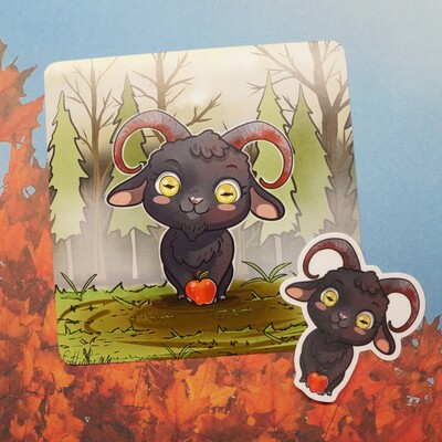 Black philip (print or sticker)