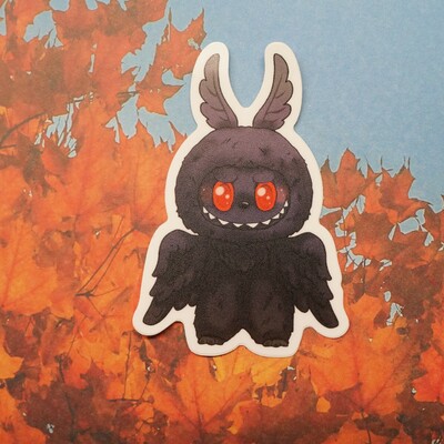 Moth-man lafufu sticker