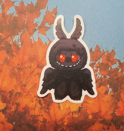 Moth-Man Lafufu sticker