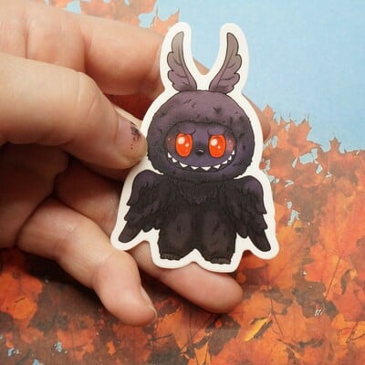 Moth-man lafufu sticker