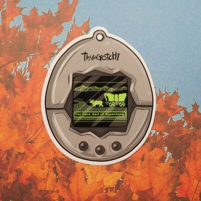 Oregon trail tamagochi sticker